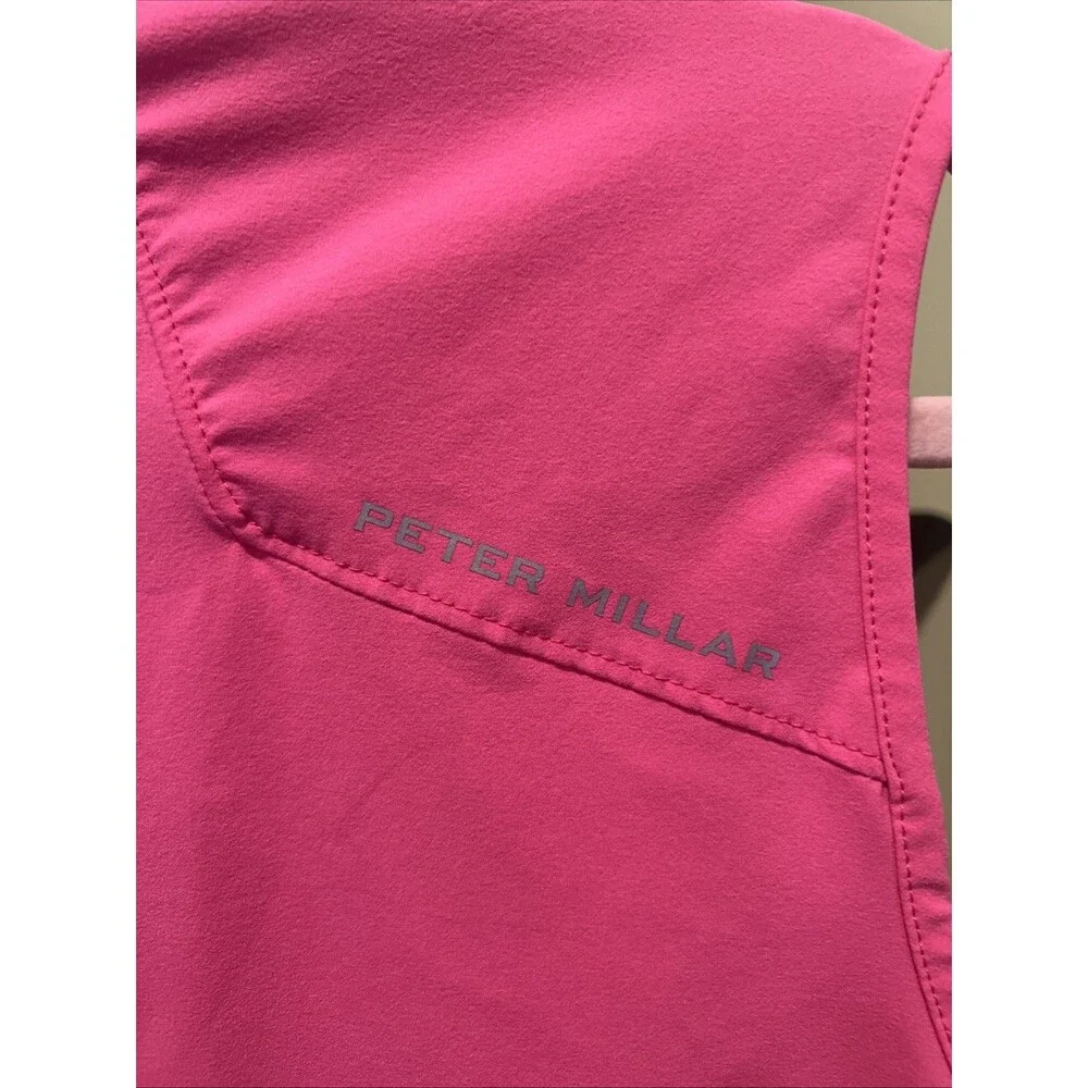 Peter Millar Women's Pink Golf Vest Size Small